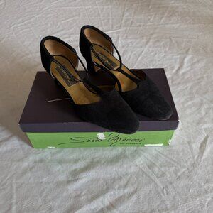 Sesto Meucci Black Suede Women's Shoes Size 6